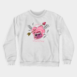 happy valentine Crewneck Sweatshirt